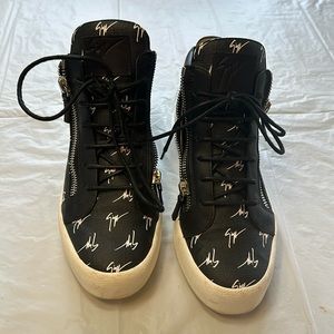 Giuseppe Zanotti men’s sneakers size EU 42 red ….leather authentic no BS ing